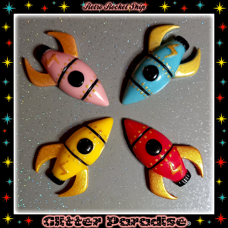 Broche : Retro Rocket Ship
