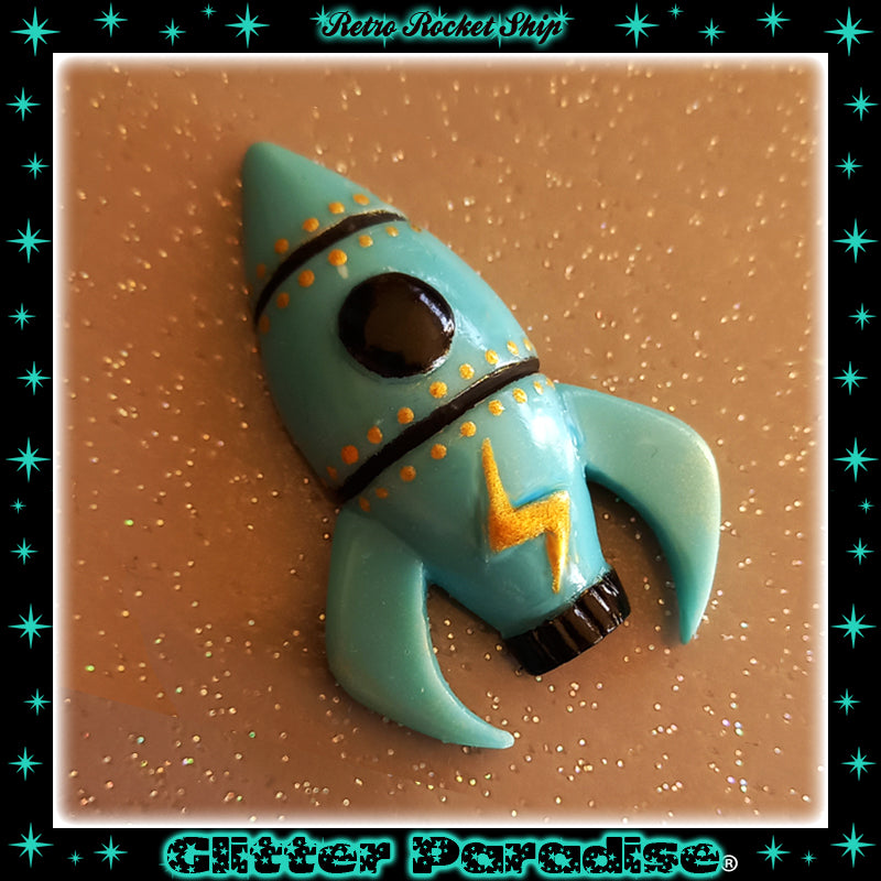 Broche : Retro Rocket Ship