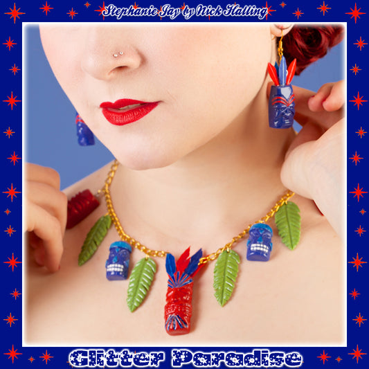 Necklace: Tiki Wood Forest