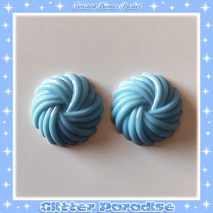 Pendientes: Twisted Domes Pastel