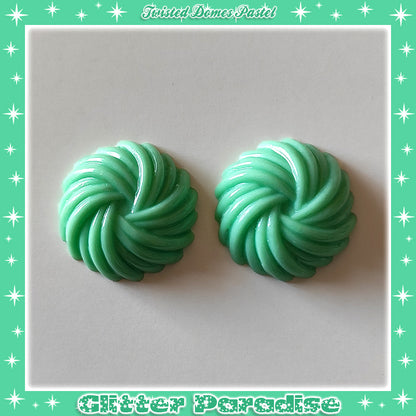 Pendientes: Twisted Domes Pastel