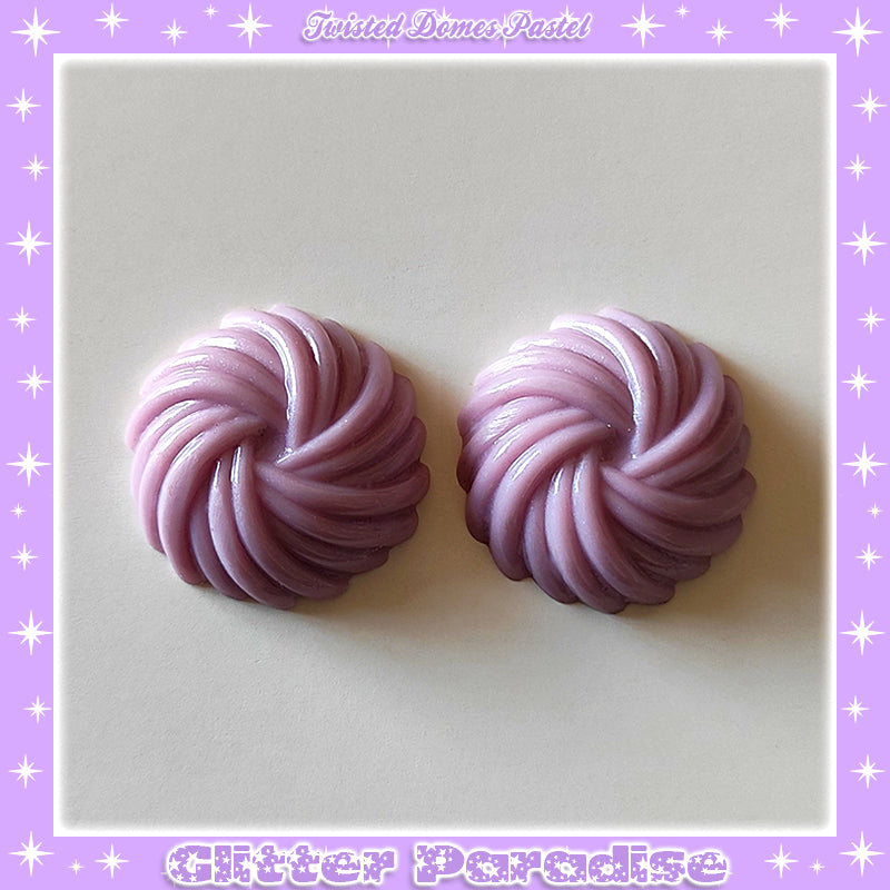 Pendientes: Twisted Domes Pastel