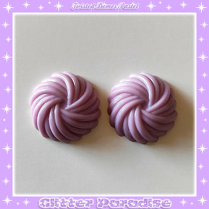 Pendientes: Twisted Domes Pastel