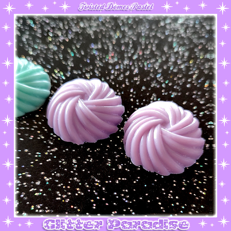 Pendientes: Twisted Domes Pastel