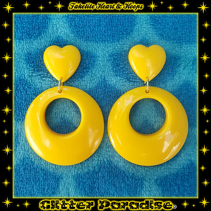 Pendientes: Fakelite Hoops & Heart