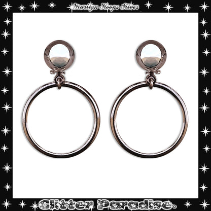 Earrings: Marilyn Hoops Gold
