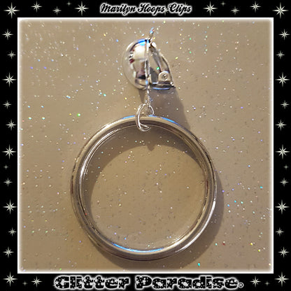 Earrings: Marilyn Hoops Silver