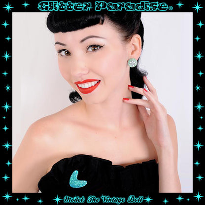 Pendientes: Confetti Lucite Boomerang Dust