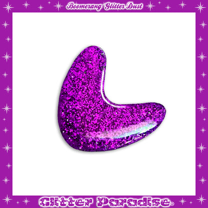 Pendientes: Confetti Lucite Boomerang Dust