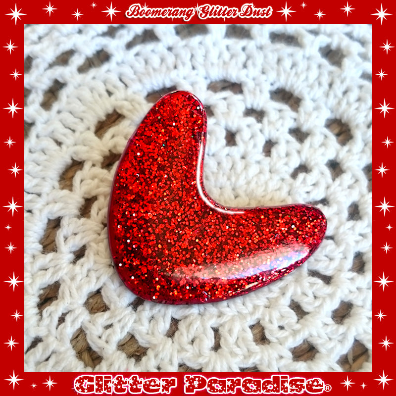 Pendientes: Confetti Lucite Boomerang Dust