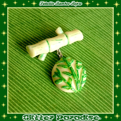 Brooch: Vintage Bamboo Replica