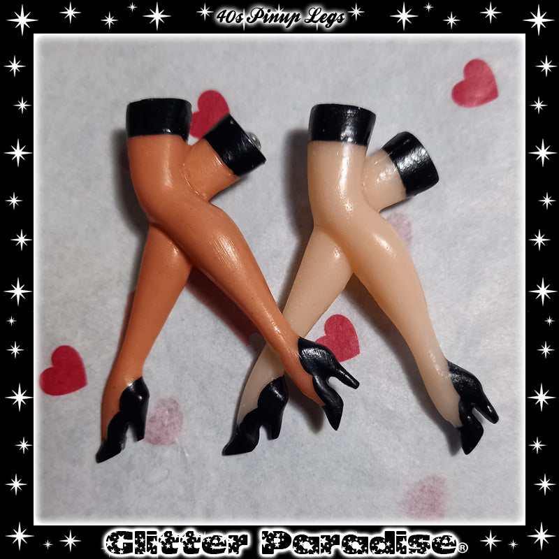 Brooch: 40s Pinup Legs