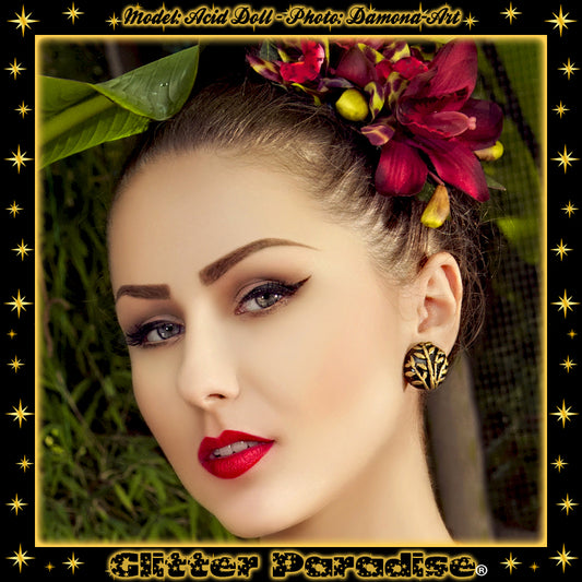 Earrings: Vintage Bamboo Replica