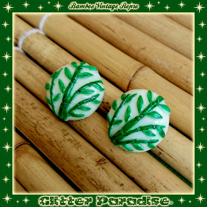 Earrings: Vintage Bamboo Replica