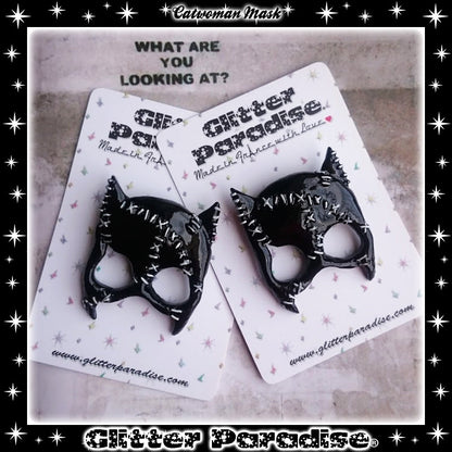 Brooch: Catwoman Mask