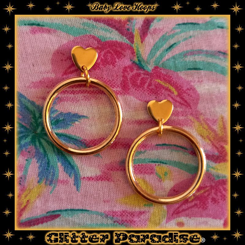 Pendientes: Marilyn Sweetheart Hoops