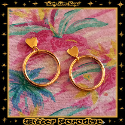 Pendientes: Marilyn Sweetheart Hoops