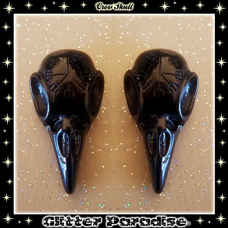 Pendientes: Crow Skull