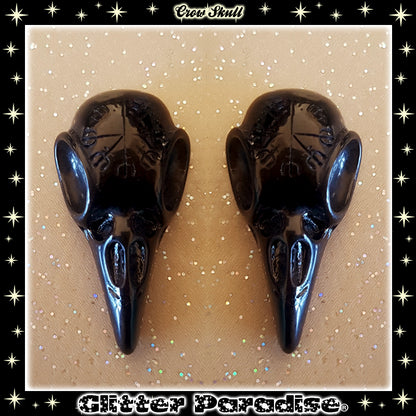 Pendientes: Crow Skull