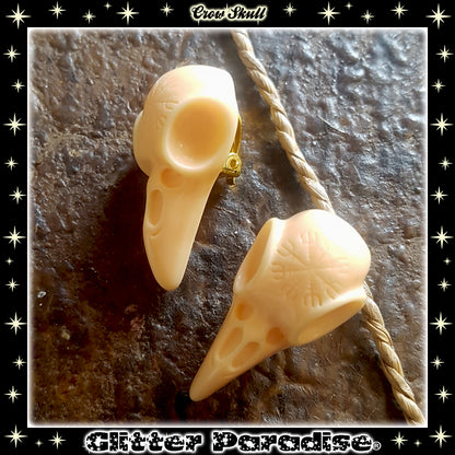 Pendientes: Crow Skull