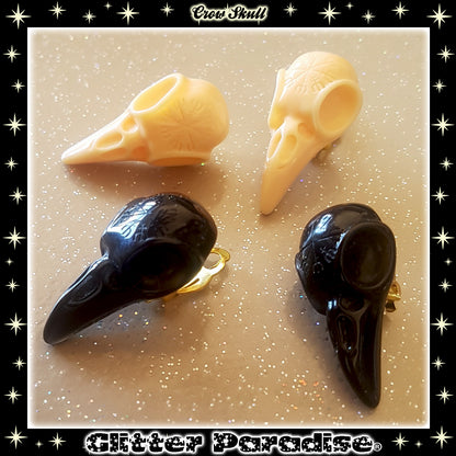 Pendientes: Crow Skull