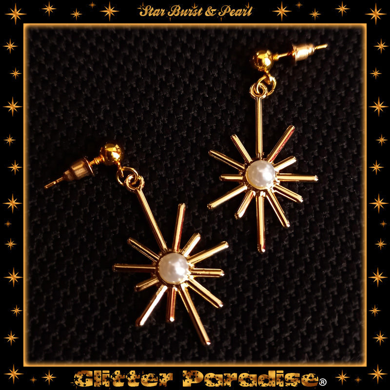 Pendientes: Star Burst and Pearl
