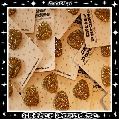 Earrings: Confetti Lucite Whool Dust