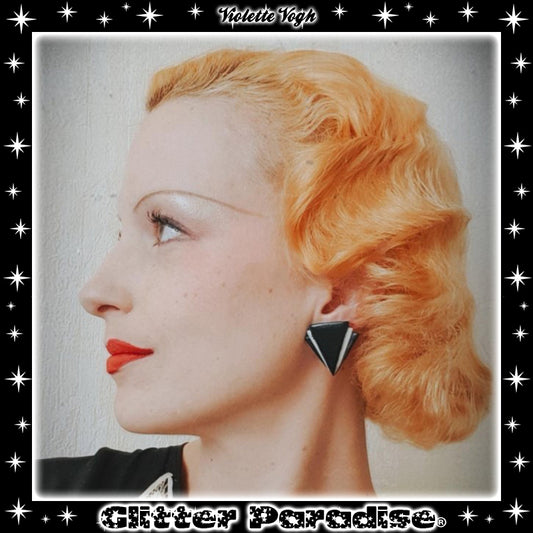 Earrings: Gatsby Triangle