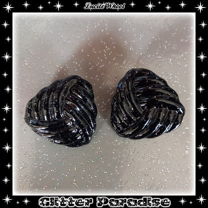 Earrings: Confetti Lucite Whool Dust
