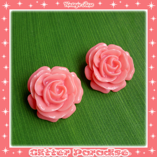 Earrings: Vintage Rose
