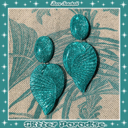 Boucles d'oreilles: Deco Seashell Lucite