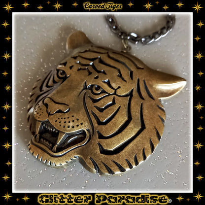 Necklace: Carved Tiger