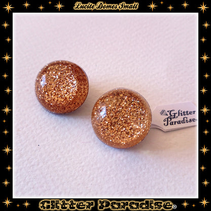 Earrings: Confetti Lucite Dômes Small