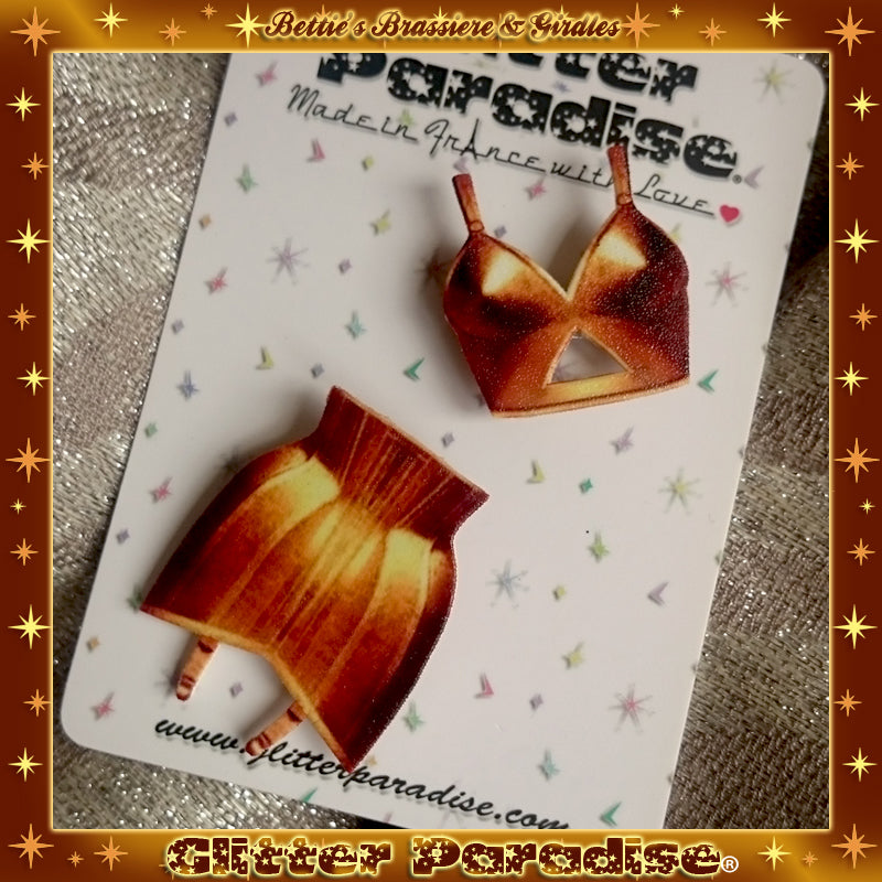Broche: Bettie's Brassière and Girdles