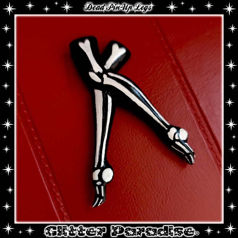 Brooch: Dead Pinup Legs