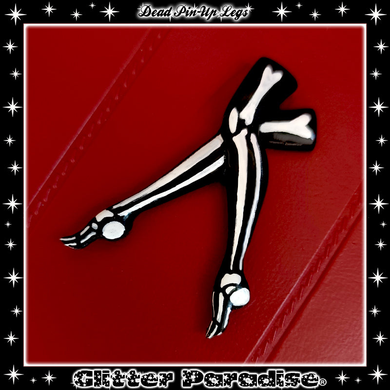 Brooch: Dead Pinup Legs