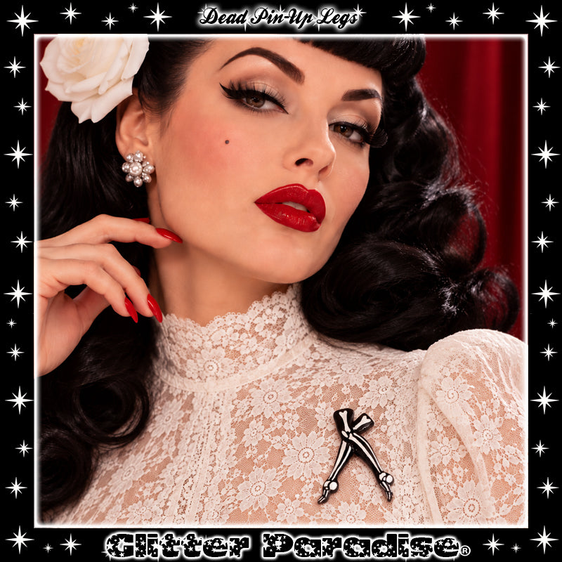Brooch: Dead Pinup Legs