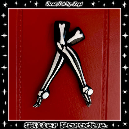 Brooch: Dead Pinup Legs