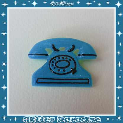 Brooch: Retro Phone