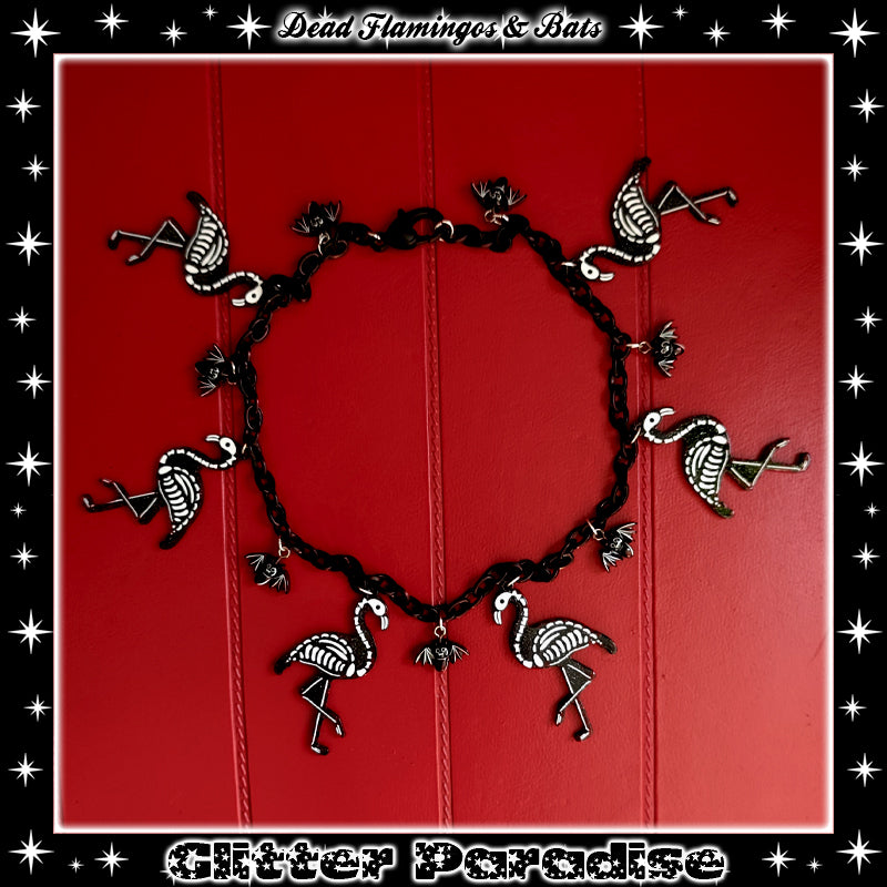 Necklace: Dead Flamingos and Bats