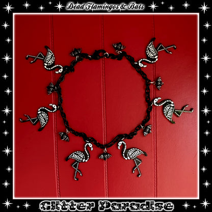 Necklace: Dead Flamingos and Bats