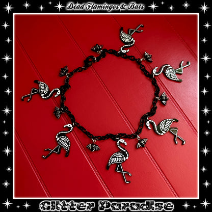Necklace: Dead Flamingos and Bats