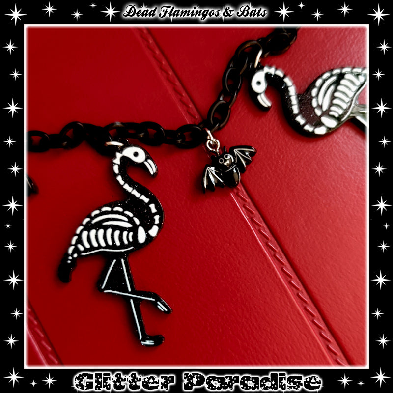 Necklace: Dead Flamingos and Bats
