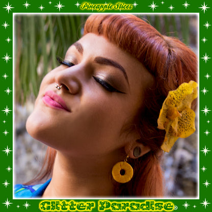 Earrings: Pineapple Slice