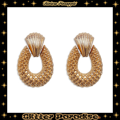 Pendientes : Giant Pineapple Slice