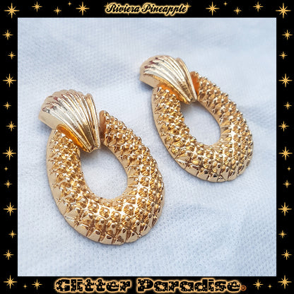 Pendientes : Giant Pineapple Slice