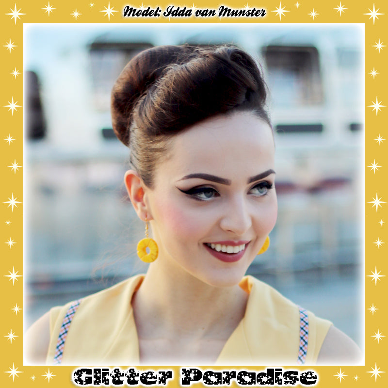 Earrings: Pineapple Slice