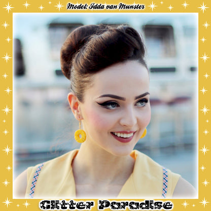 Earrings: Pineapple Slice