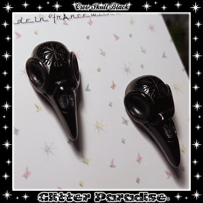 Pendientes: Crow Skull