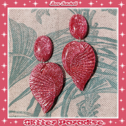 Boucles d'oreilles: Deco Seashell Lucite